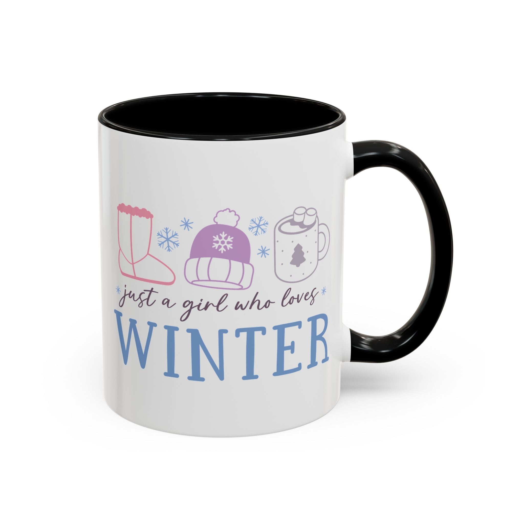 Just a Girl Who Loves Winter Mug-Mug-Wild Pour