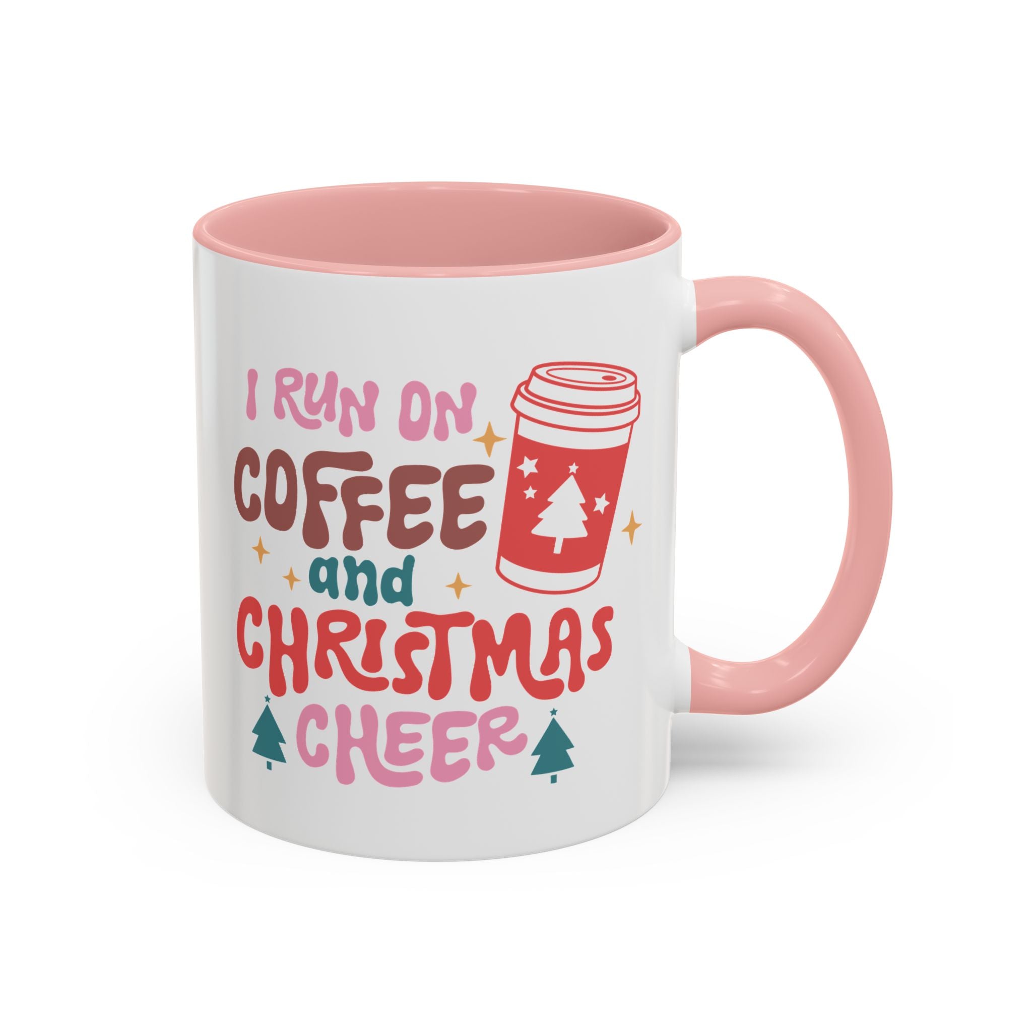 I Run on Coffee and Christmas Cheer Mug-Mug-Wild Pour