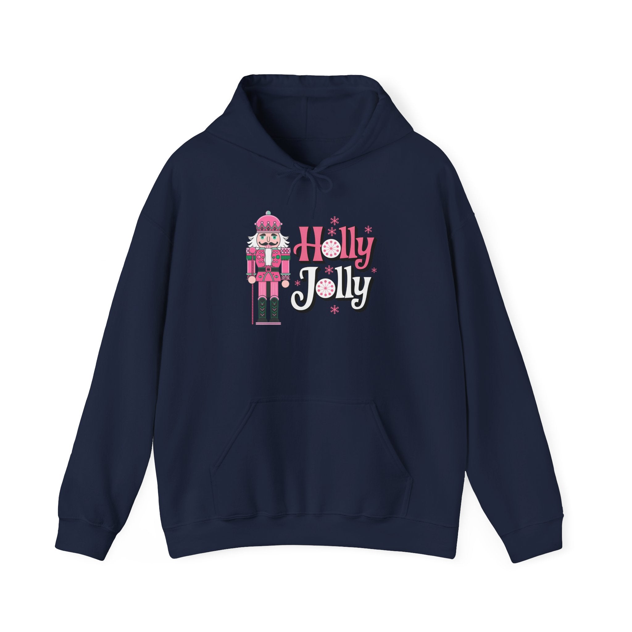 Holly Jolly Nutcracker, Christmas Hoodie-Hoodie-Wild Pour