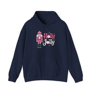 Holly Jolly Nutcracker, Christmas Hoodie-Hoodie-Wild Pour