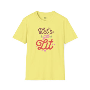 Let's Get Lit, Winter Tee-Adult Tees-Wild Pour