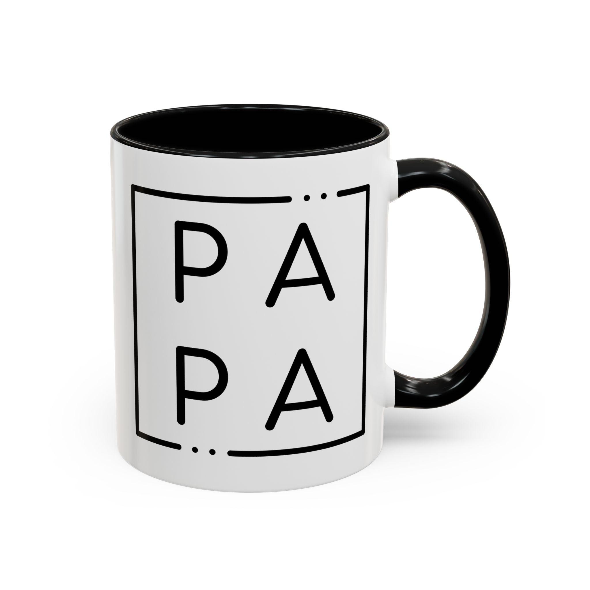 Papa, Framed Text Mug-Mug-Wild Pour