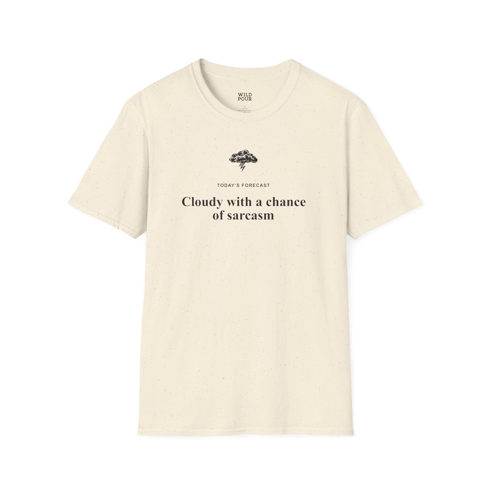 Cloudy With a Chance of Sarcasm Tee-Adult Tees-Wild Pour