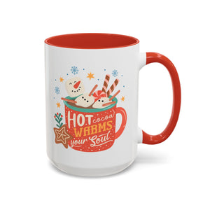 Hot Cocoa Warms Your Soul, Snowman Mug-Mug-Wild Pour