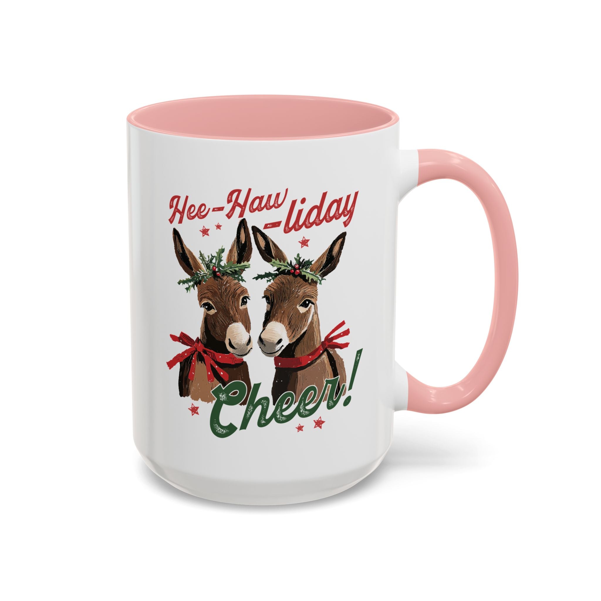 Hee-Haw-liday Holiday Cheer, Christmas Farm Animals Donkey Mug-Mug-Wild Pour