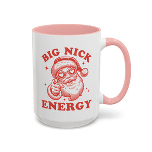 Big Nick Energy, Funny Santa Mug-Mug-Wild Pour