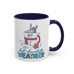 Hot Chocolate Weather, Snowman Mug-Mug-Wild Pour