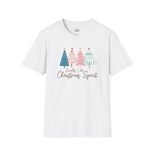 Smells Like Christmas Spirit Tee-Adult Tees-Wild Pour