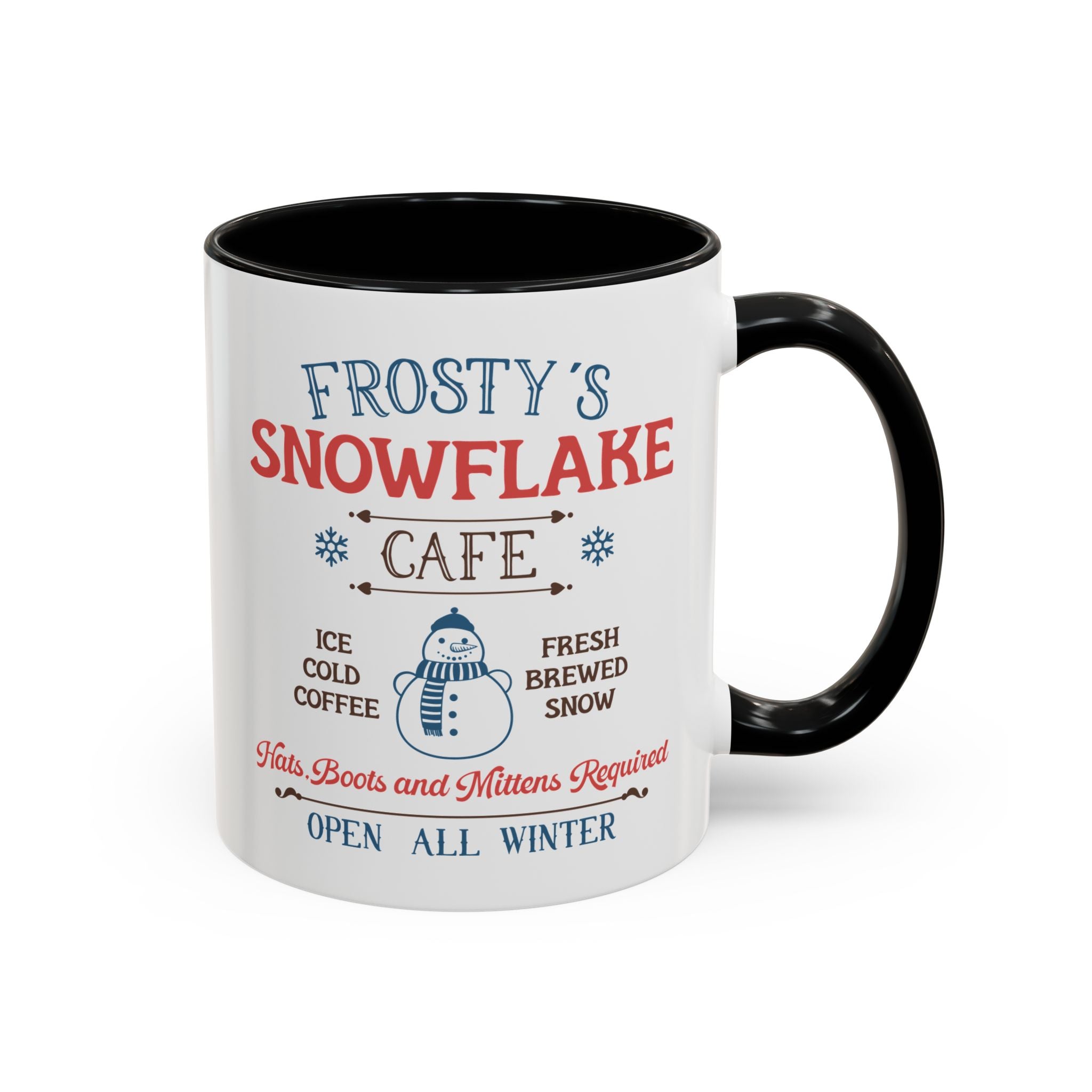 Frosty's Snowflake Cafe, Snowman Mug-Mug-Wild Pour