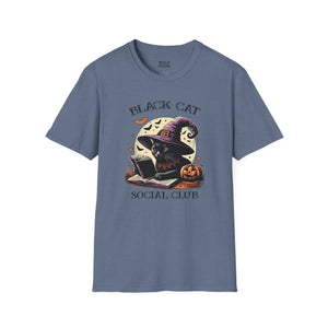 Black Cat Social Club Tee-Adult Tees-Wild Pour