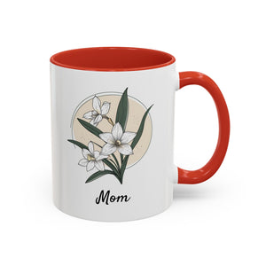 December Narcissus, Personalized Birth Month Mug-Mug-Wild Pour