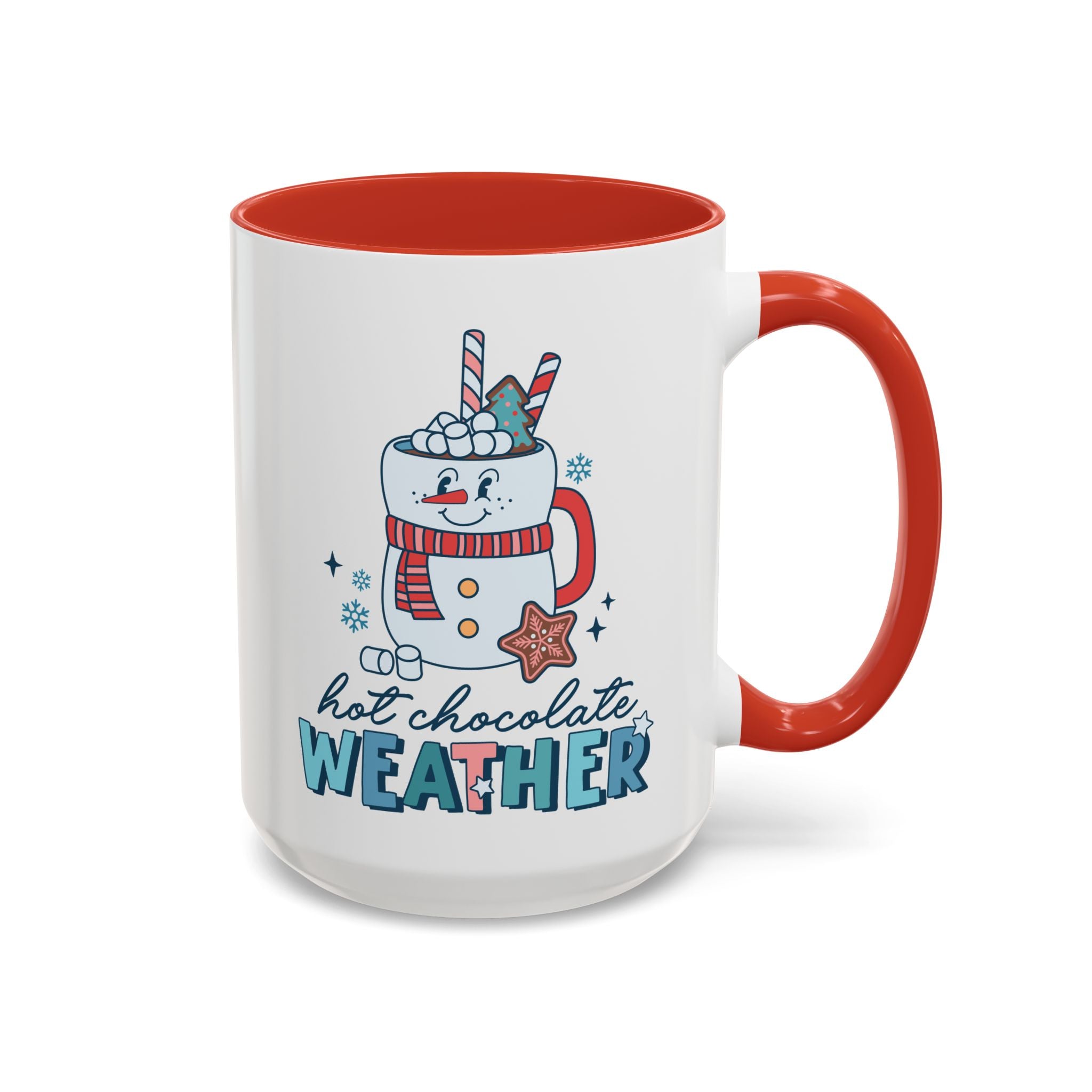 Hot Chocolate Weather, Snowman Mug-Mug-Wild Pour