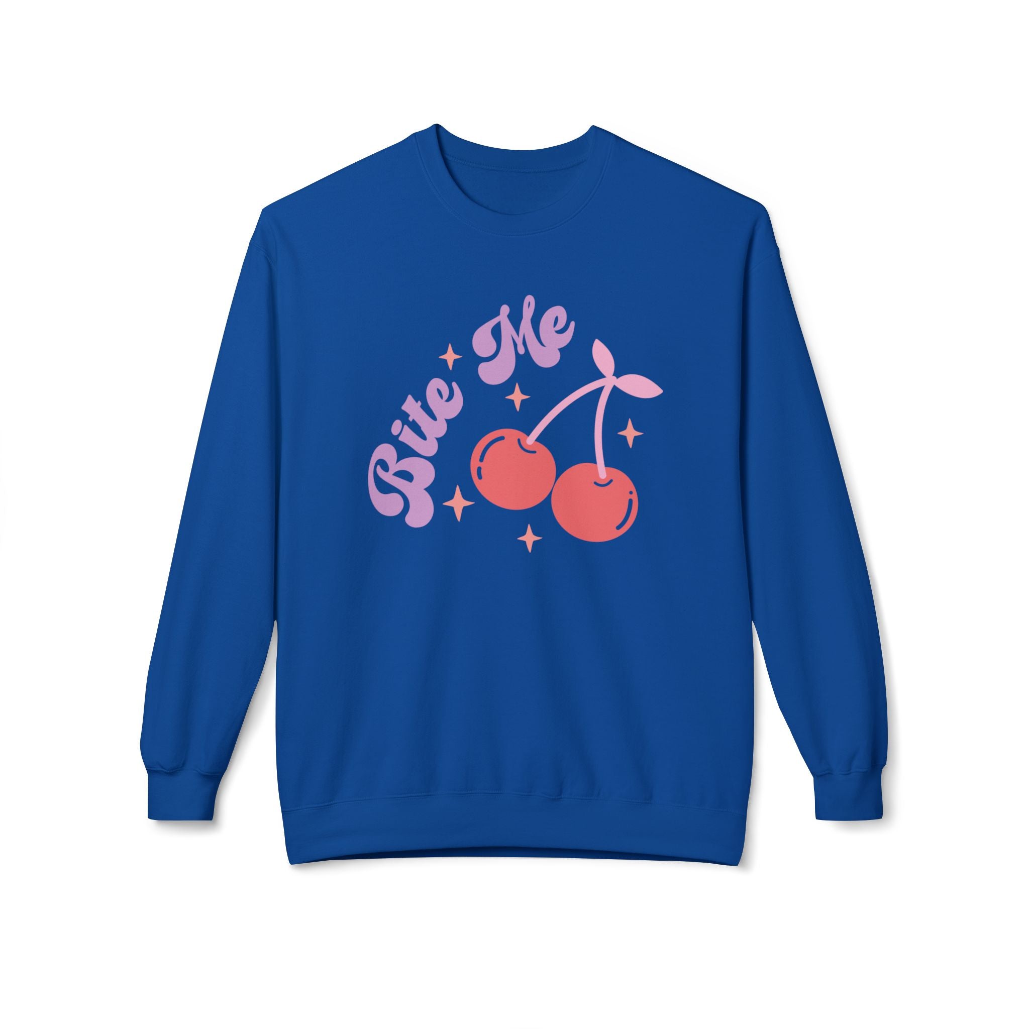 Bite Me, Anti-Valentine's Cherries Sweatshirt - Ultra-soft and super comfy, our premium midweight unisex sweatshirts are perfect for any season.