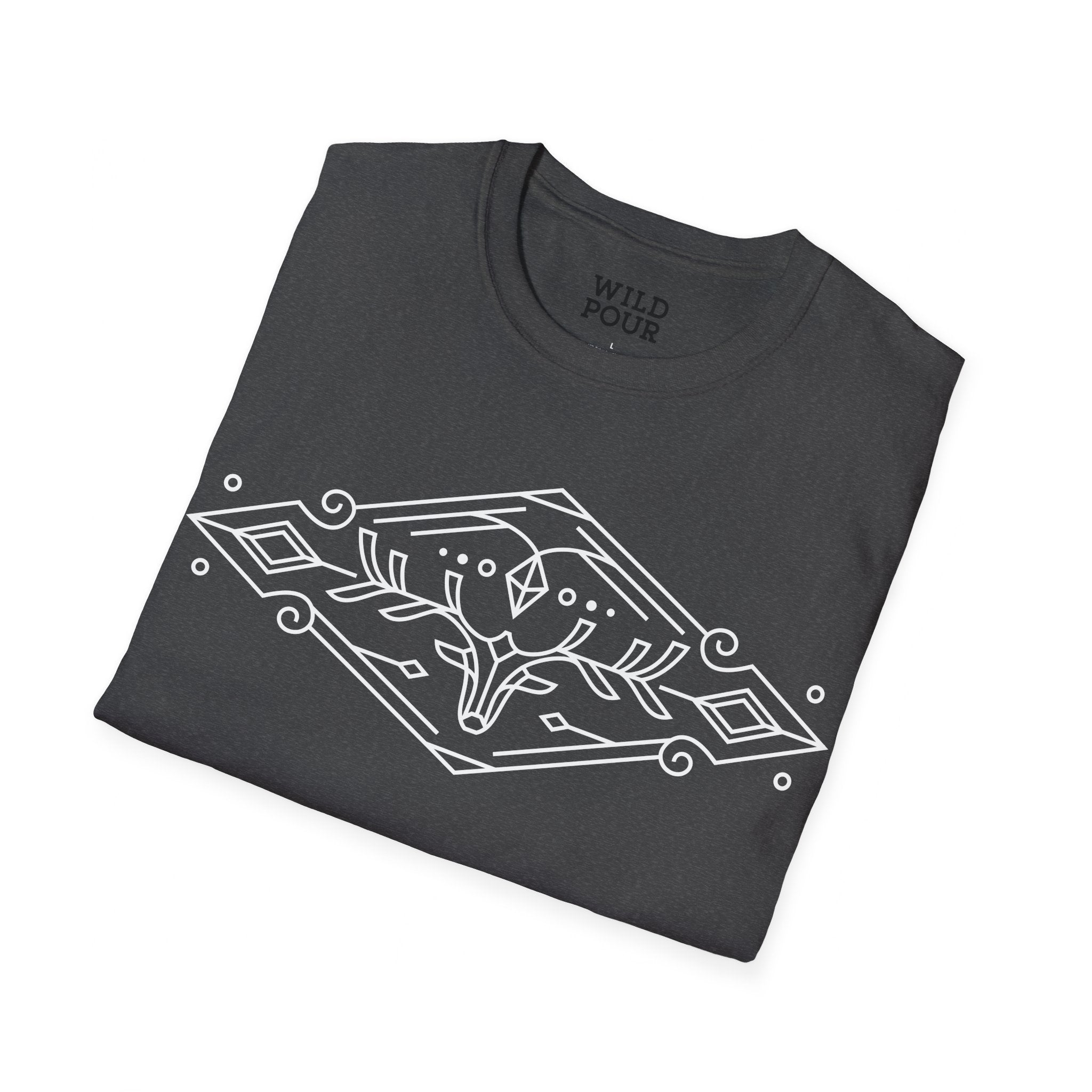 Geometric Deer Tee-Adult Tees-Wild Pour