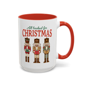 All Booked for Christmas, Nutcrackers and Books Mug-Mug-Wild Pour