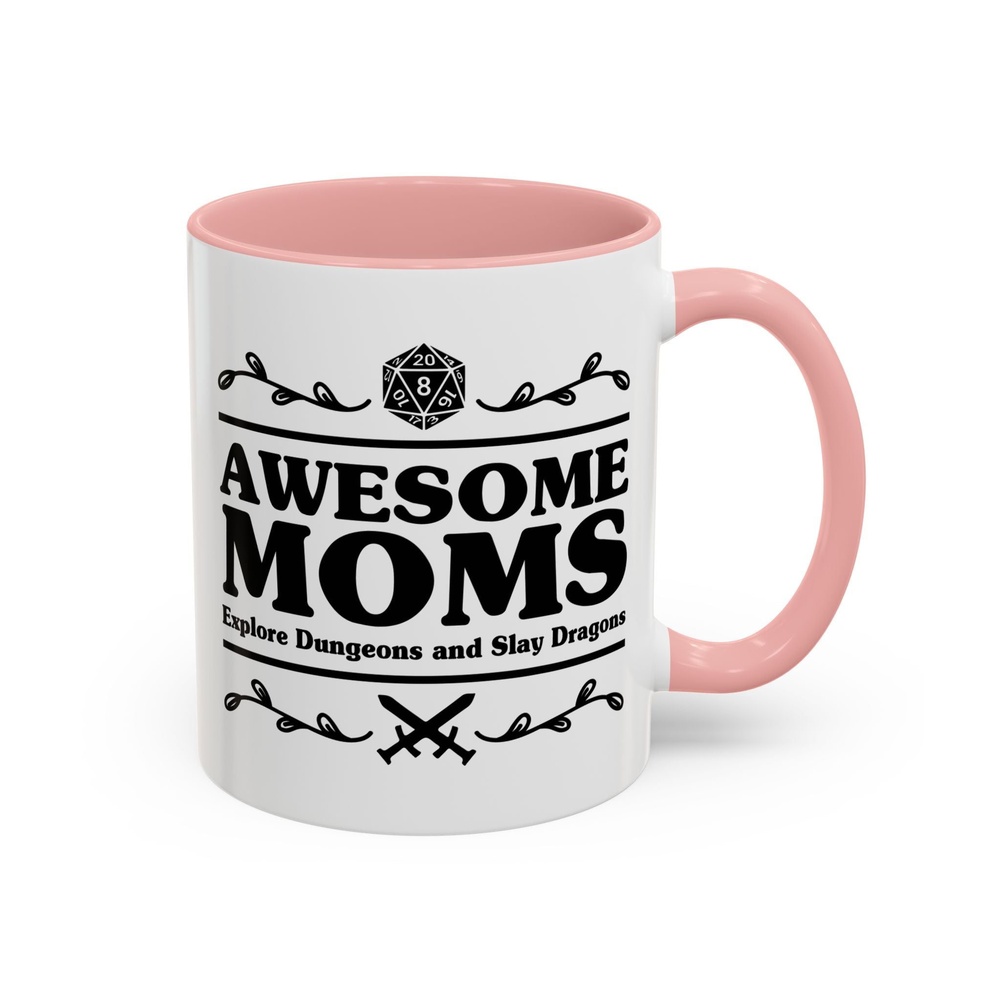 Awesome Moms Explore Dungeons & Slay Dragons, D&D Mug-Mug-Wild Pour