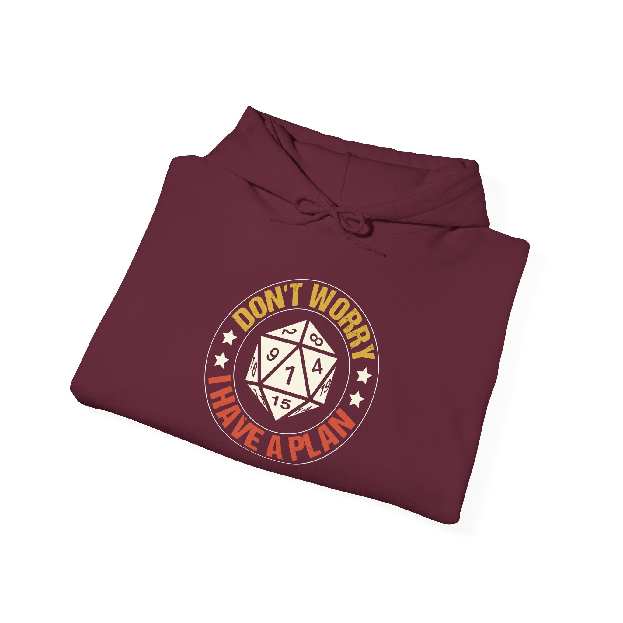 Don't Worry, I Have a Plan D20 Hoodie-Hoodie-Wild Pour