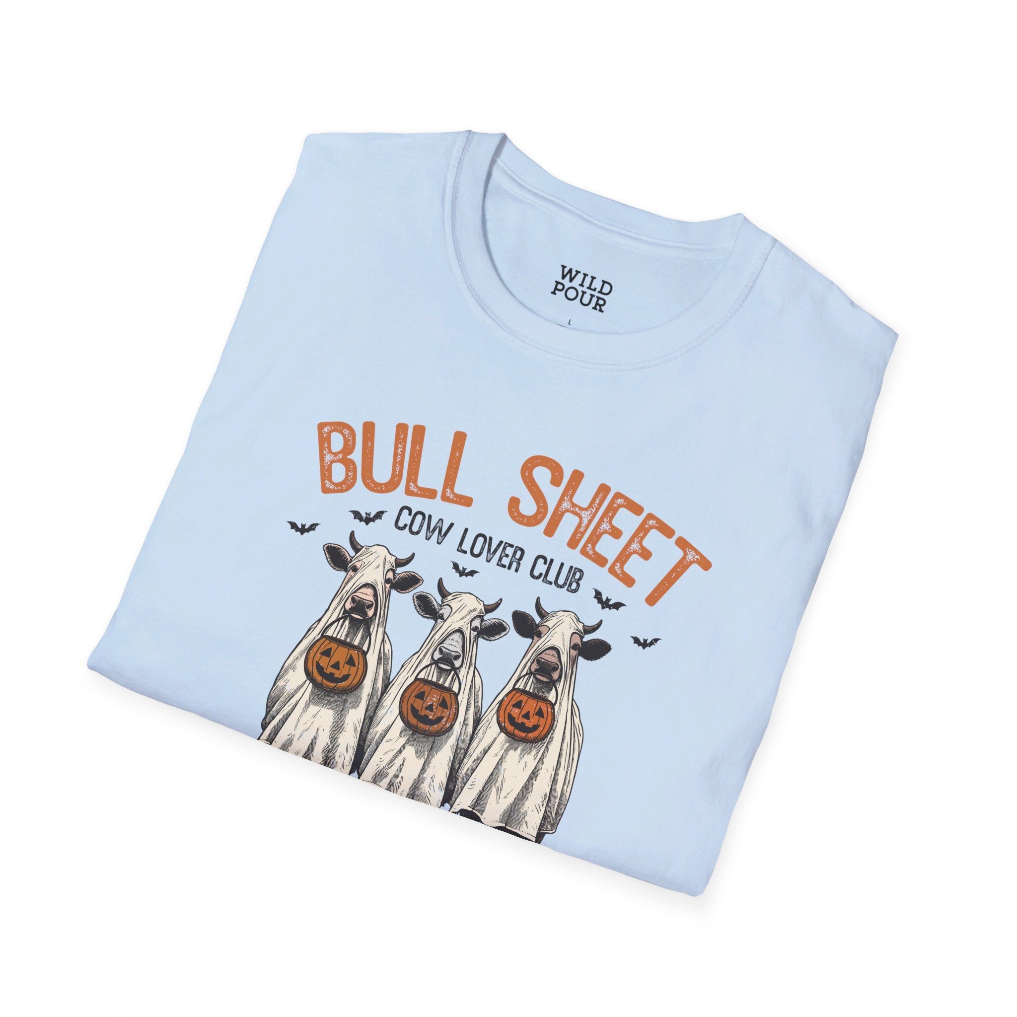 Bull Sheet - Cow Lovers Club, Vintage Cow Tee-Adult Tees-Wild Pour