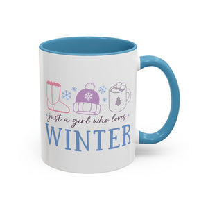 Just a Girl Who Loves Winter Mug-Mug-Wild Pour