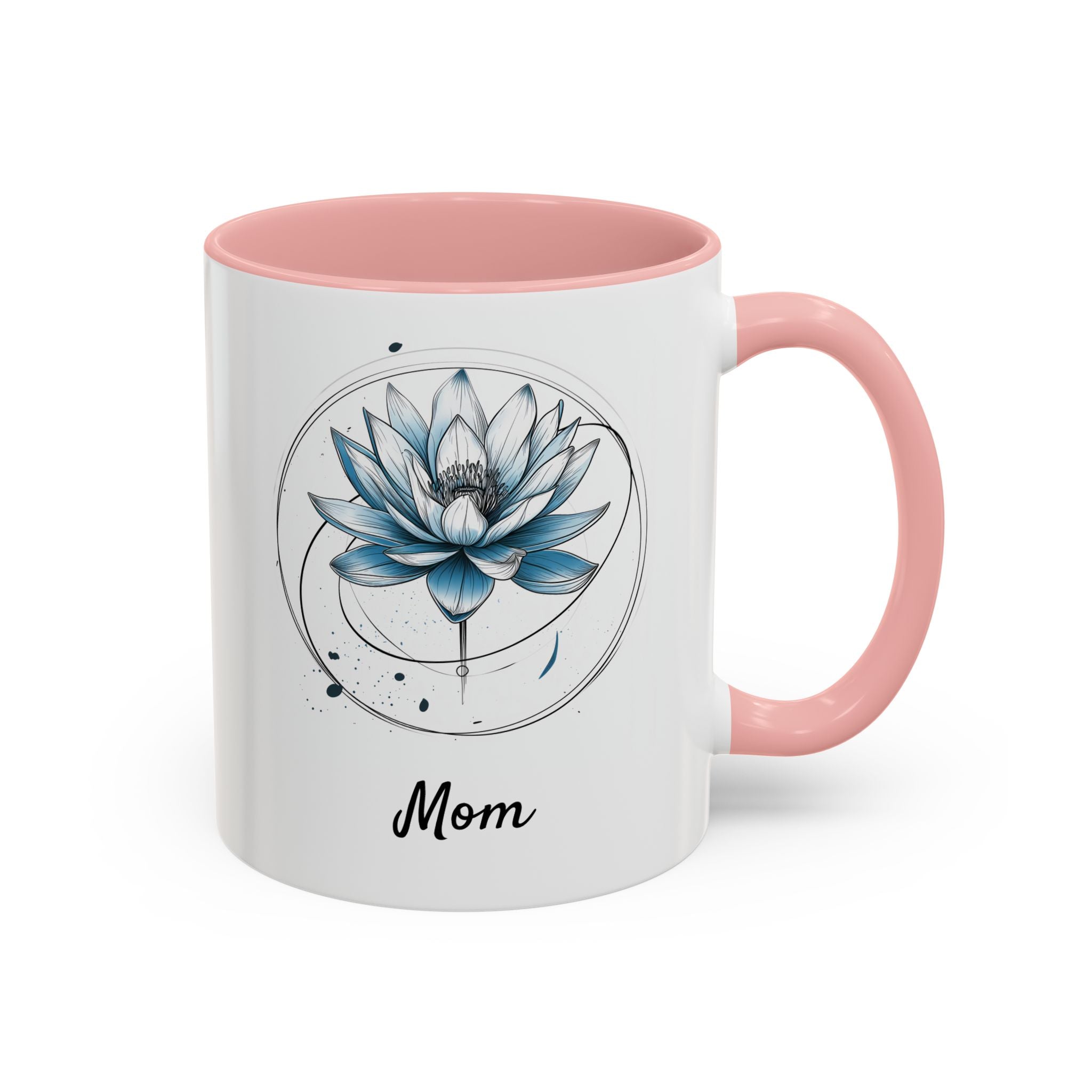 July Waterlily, Personalized Birth Month Mug-Mug-Wild Pour