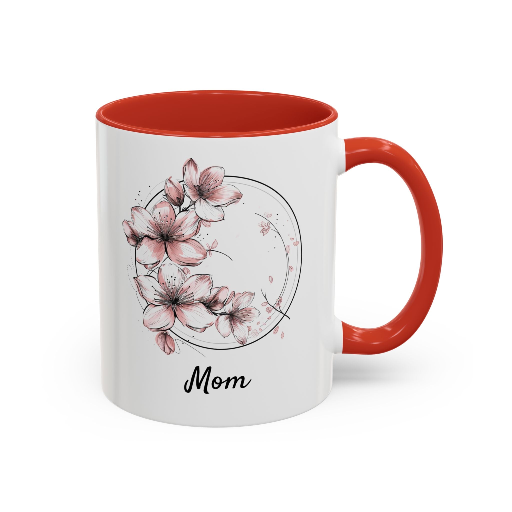 March Sakura (Cherry Blossoms), Personalized Birth Month Mug-Mug-Wild Pour