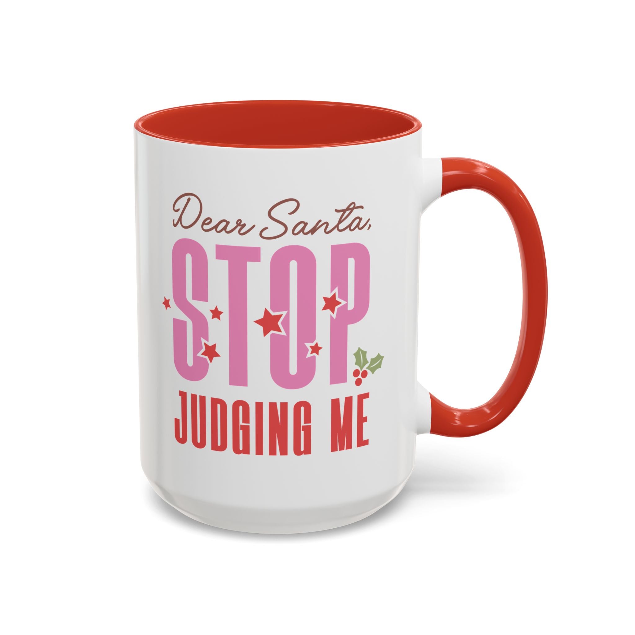 Dear Santa, Stop Judging Me Mug-Mug-Wild Pour