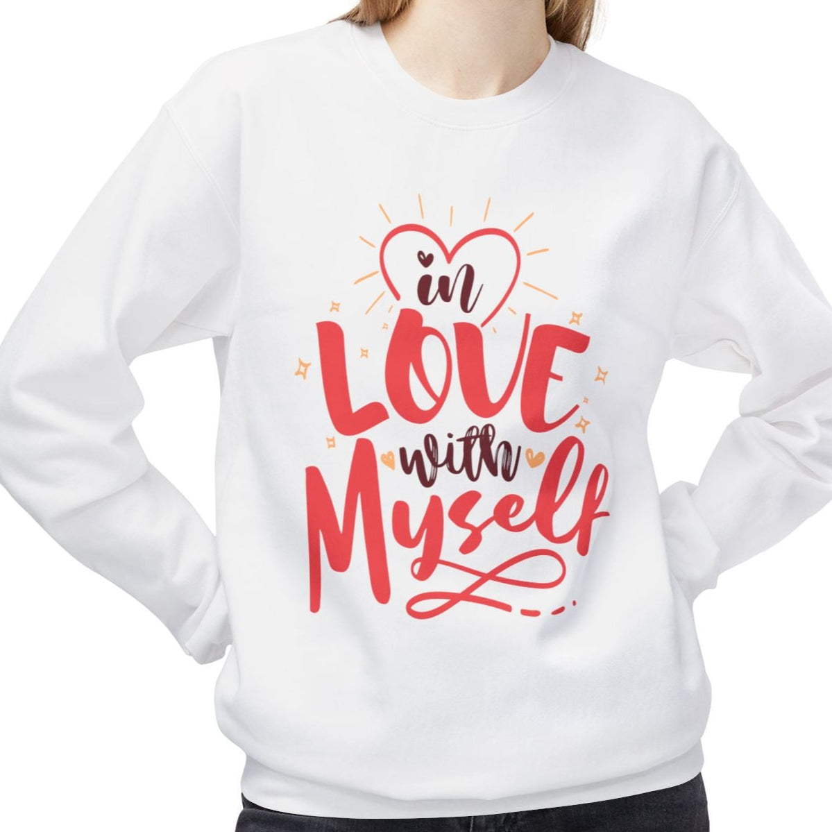 In Love With Myself, Anti-Valentine's Day Sweatshirt - Ultra-soft and super comfy, our premium midweight unisex sweatshirts are perfect for any season.