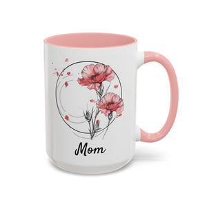 January Carnation, Personalized Birth Month Mug-Mug-Wild Pour