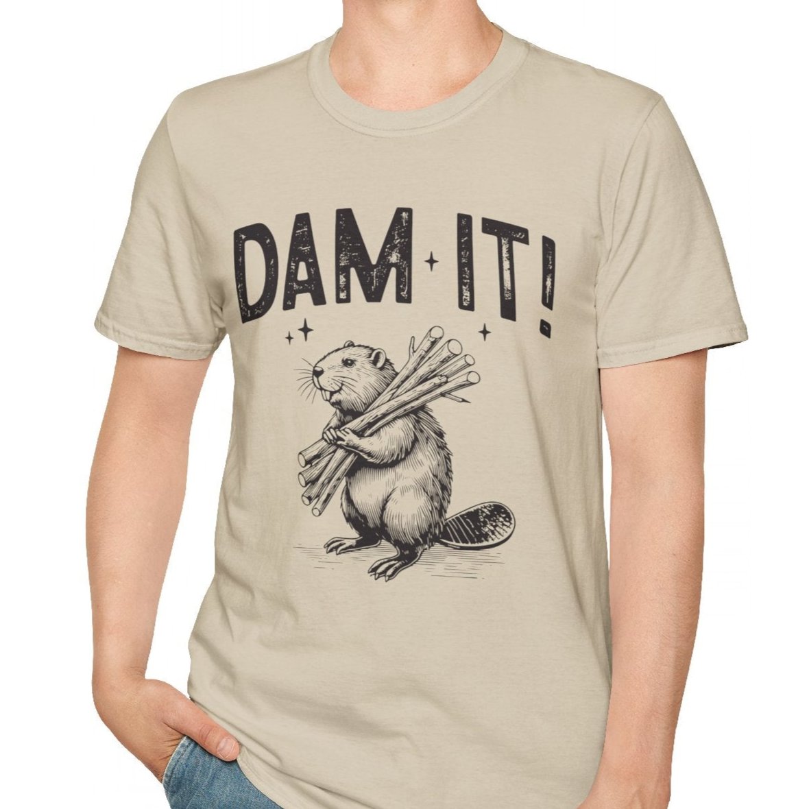 Dam It! Beaver Tee-Adult Tees-Wild Pour