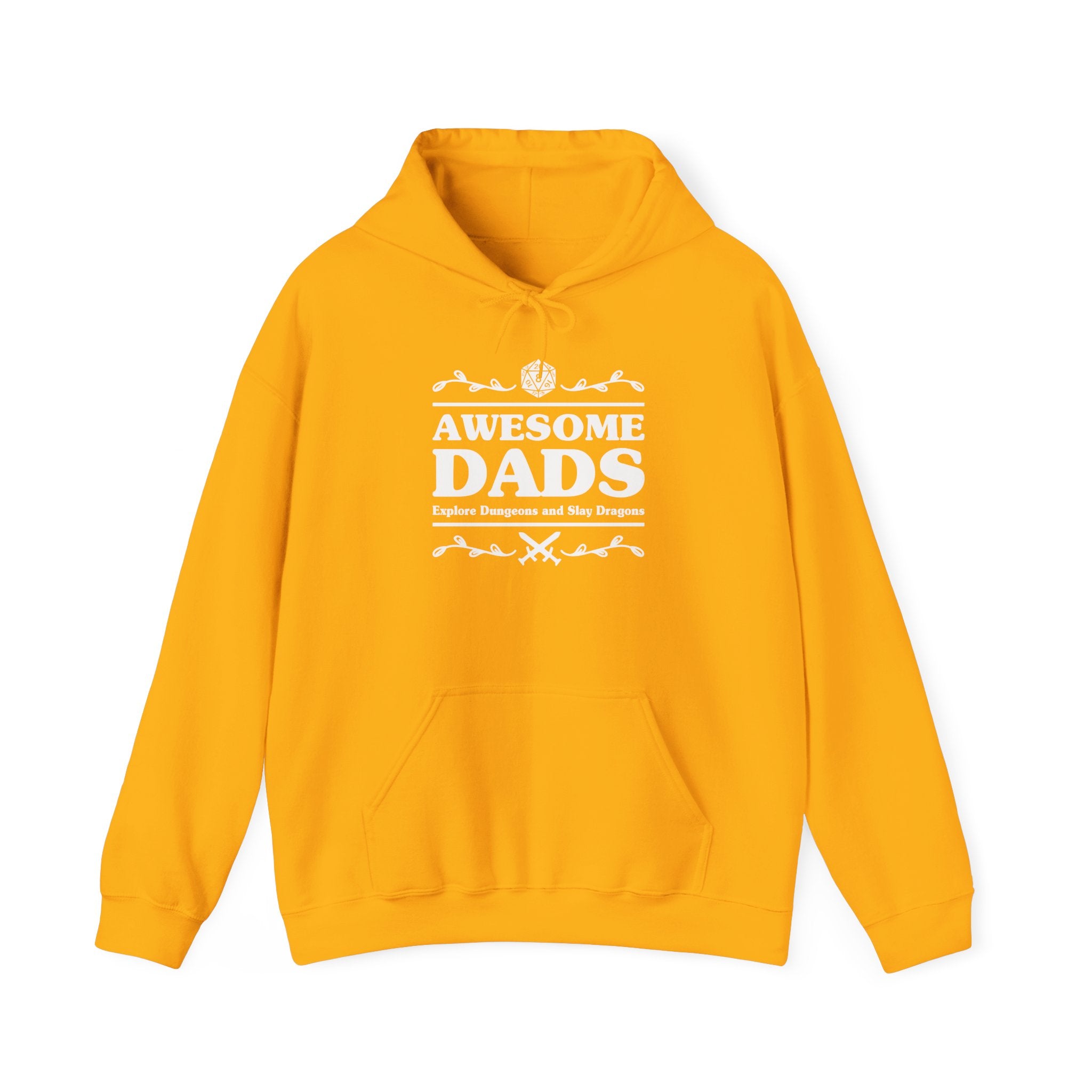 Awesome Dads Explore Dungeons & Slay Dragons, D&D Hoodie-Hoodie-Wild Pour