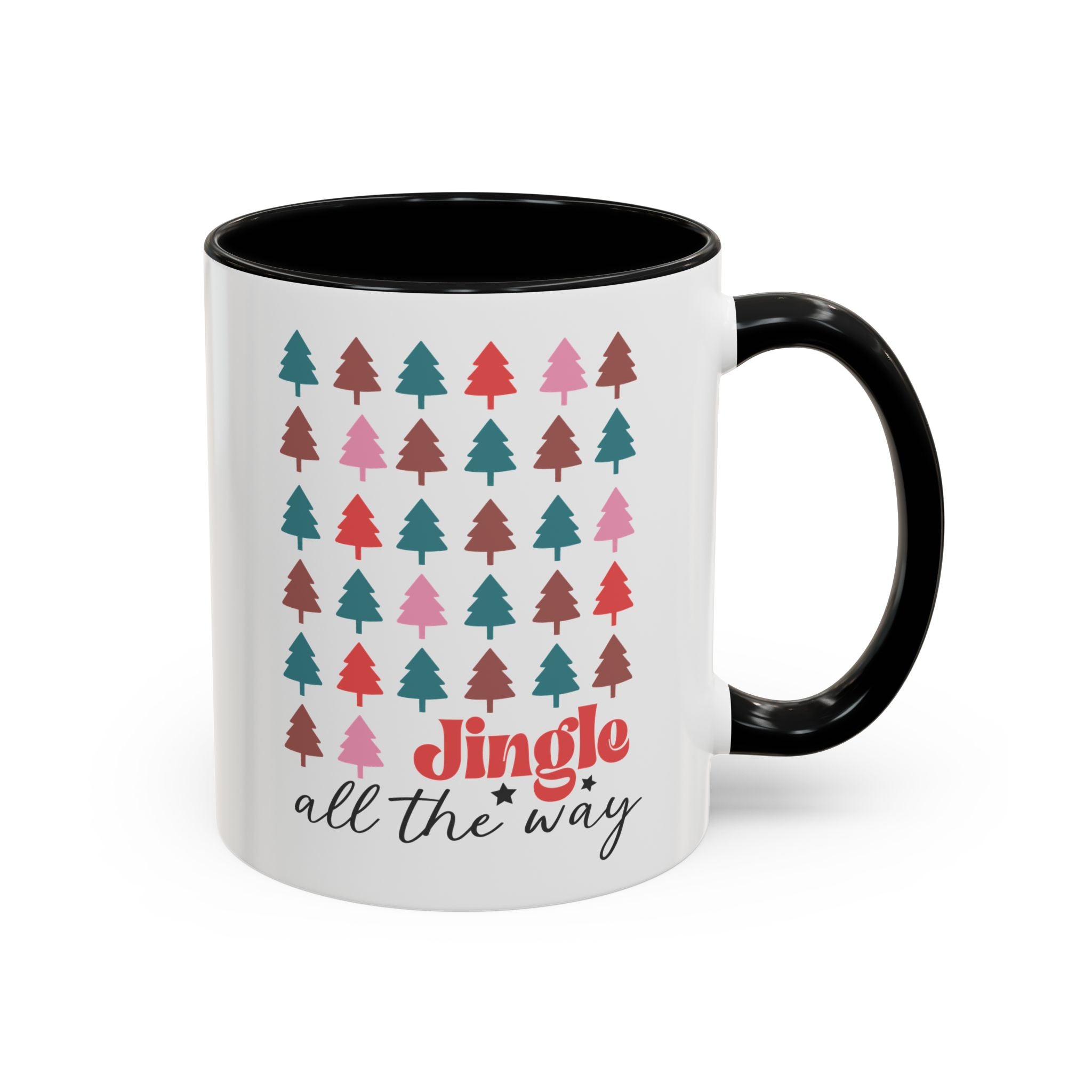 Jingle All the Way, Christmas Trees Mug-Mug-Wild Pour