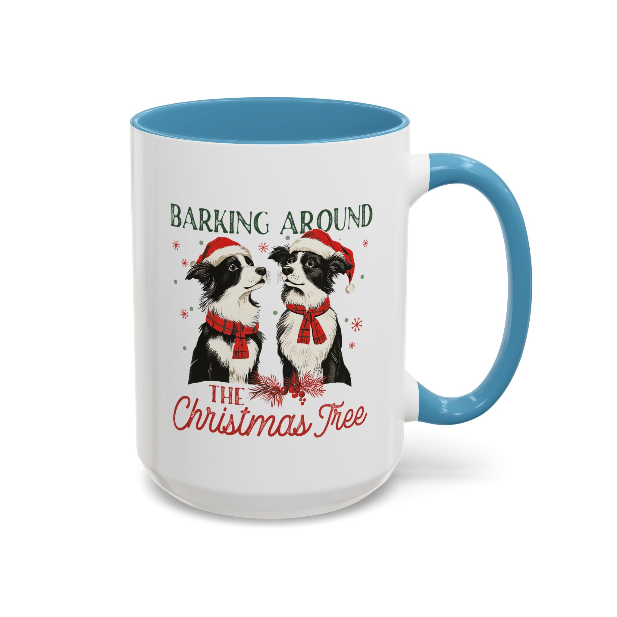 Barking Around the Christmas Tree, Farm Animals Dog Mug-Mug-Wild Pour