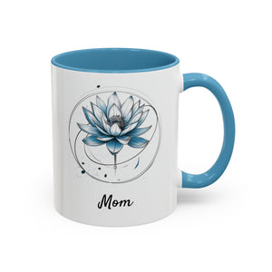 July Waterlily, Personalized Birth Month Mug-Mug-Wild Pour