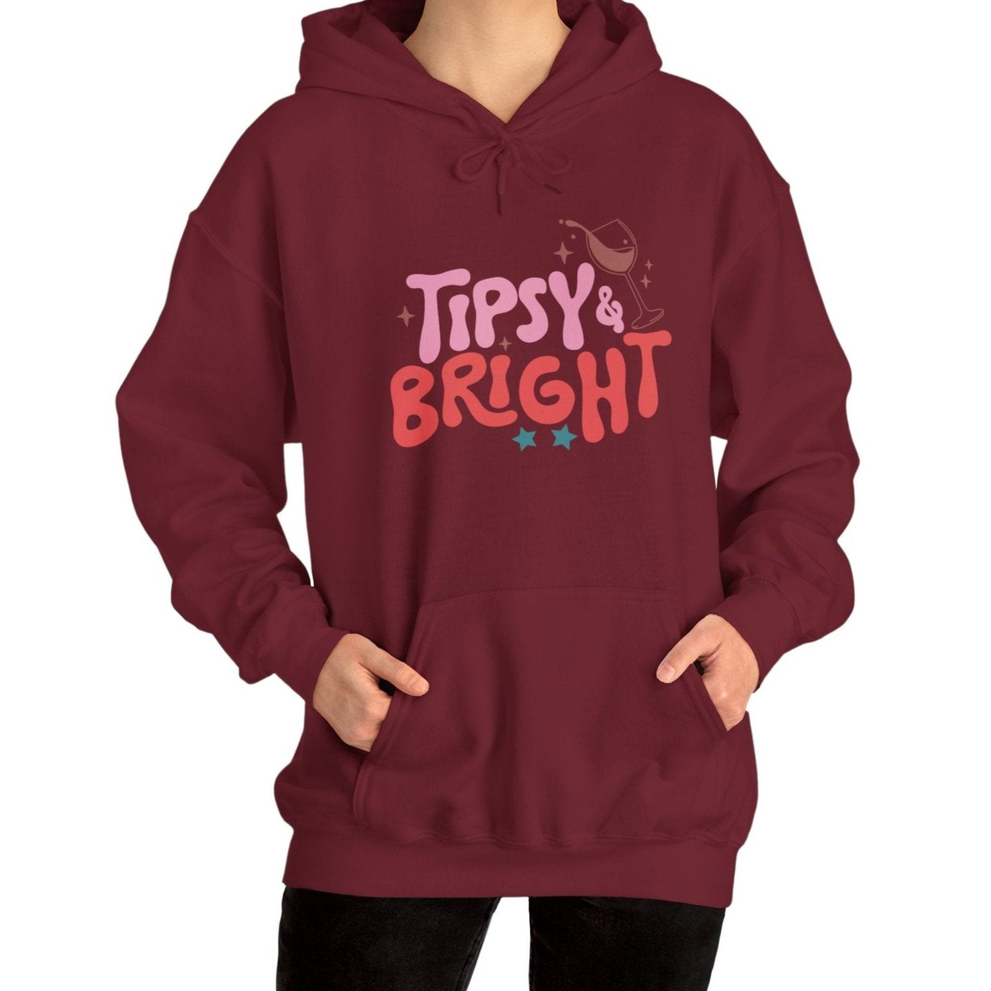 Tipsy and Bright Hoodie-Hoodie-Wild Pour