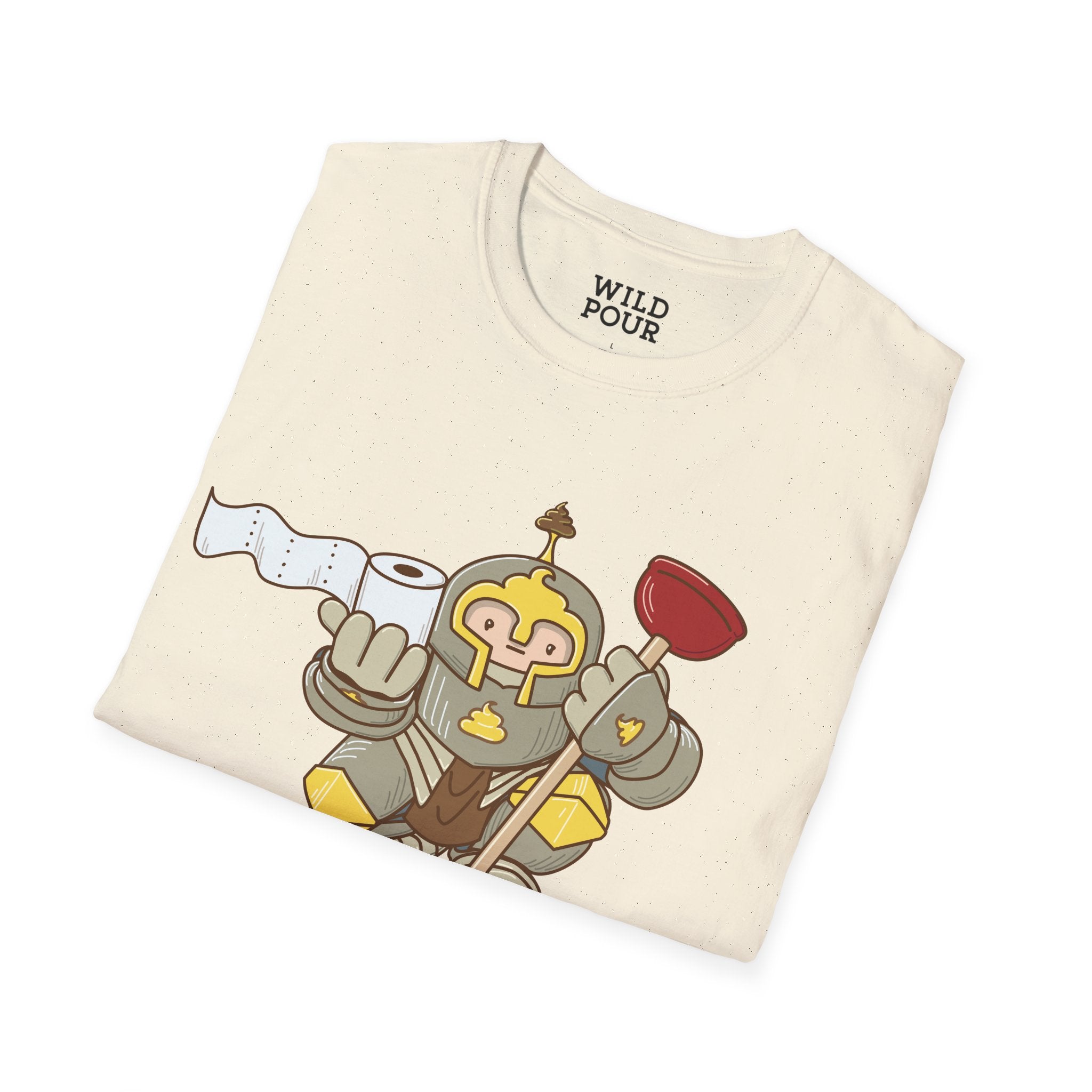 Knight of the Porcelain Throne Tee-Adult Tees-Wild Pour