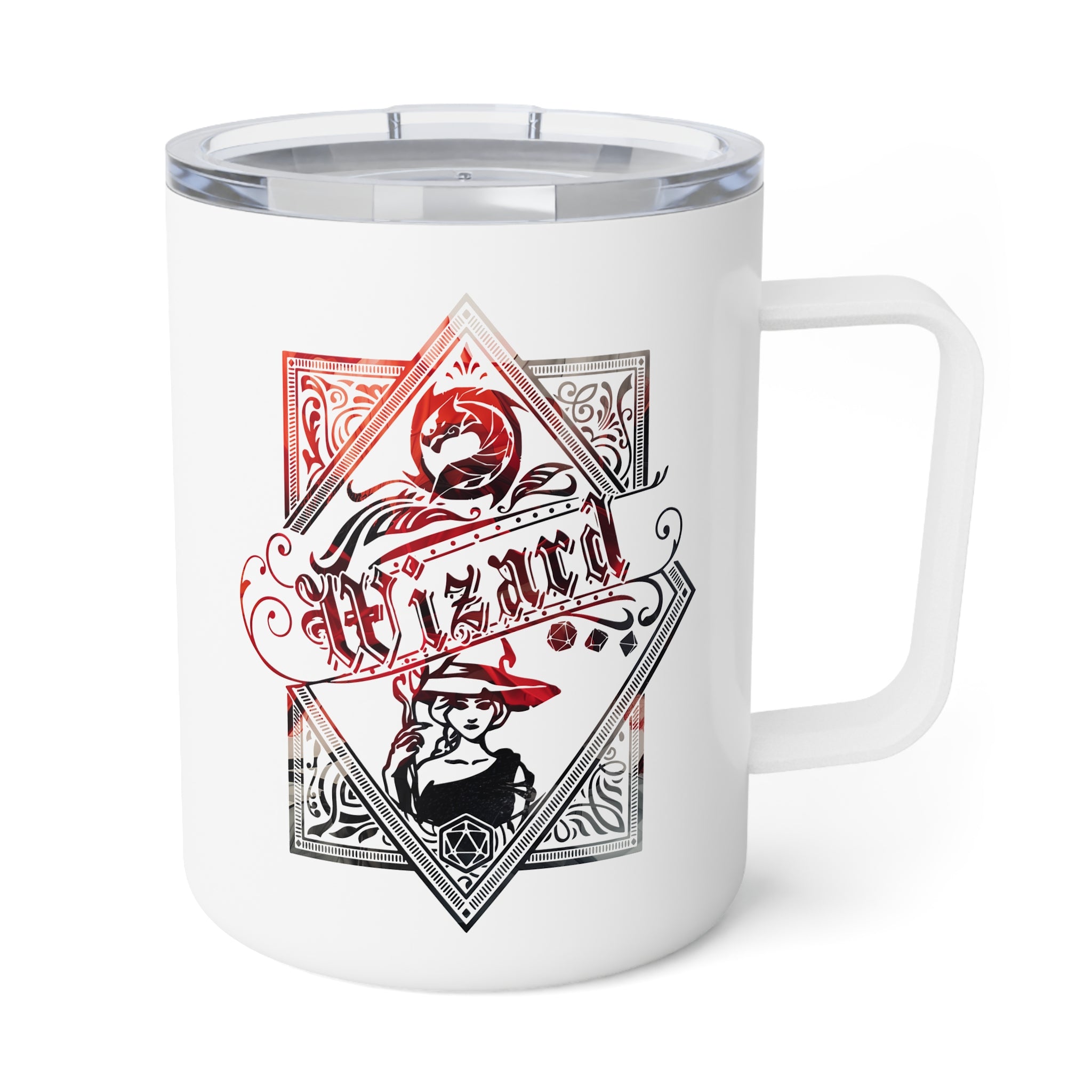 D&D Class Insulated Mug, Wizard-Insulated Mug-Wild Pour