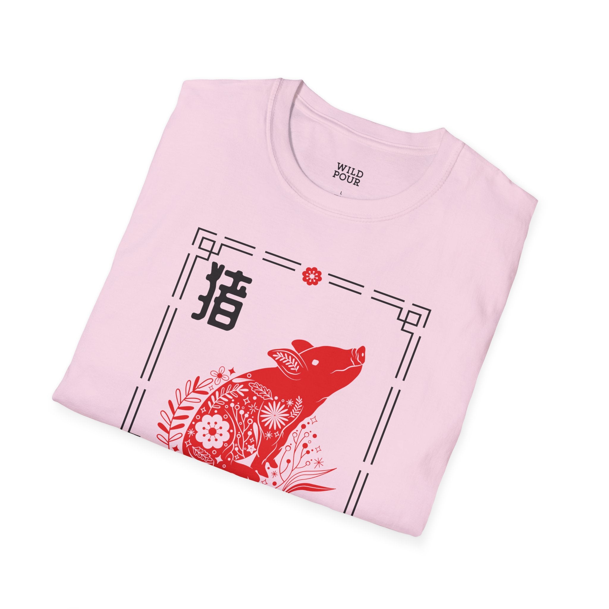 Year of the Pig, Lunar New Year Tee-Adult Tees-Wild Pour