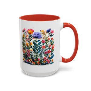 Wildflowers, Paper Quilling Mug-Mug-Wild Pour