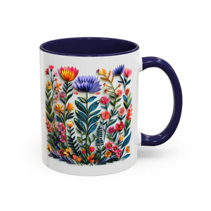 Wildflowers, Paper Quilling Mug-Mug-Wild Pour