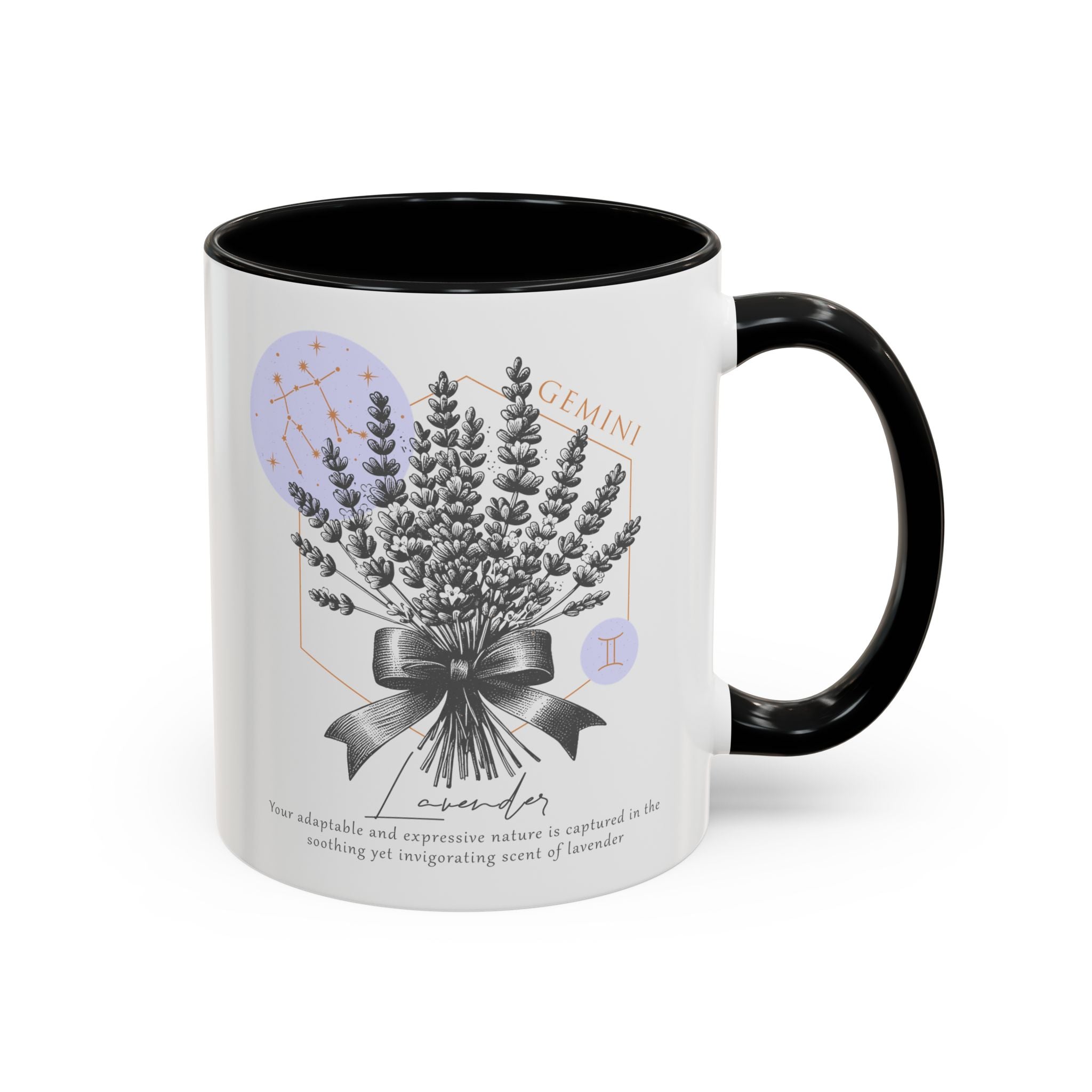 May - June, Lavendar, Gemini, Zodiac Birth Month Mug-Mug-Wild Pour