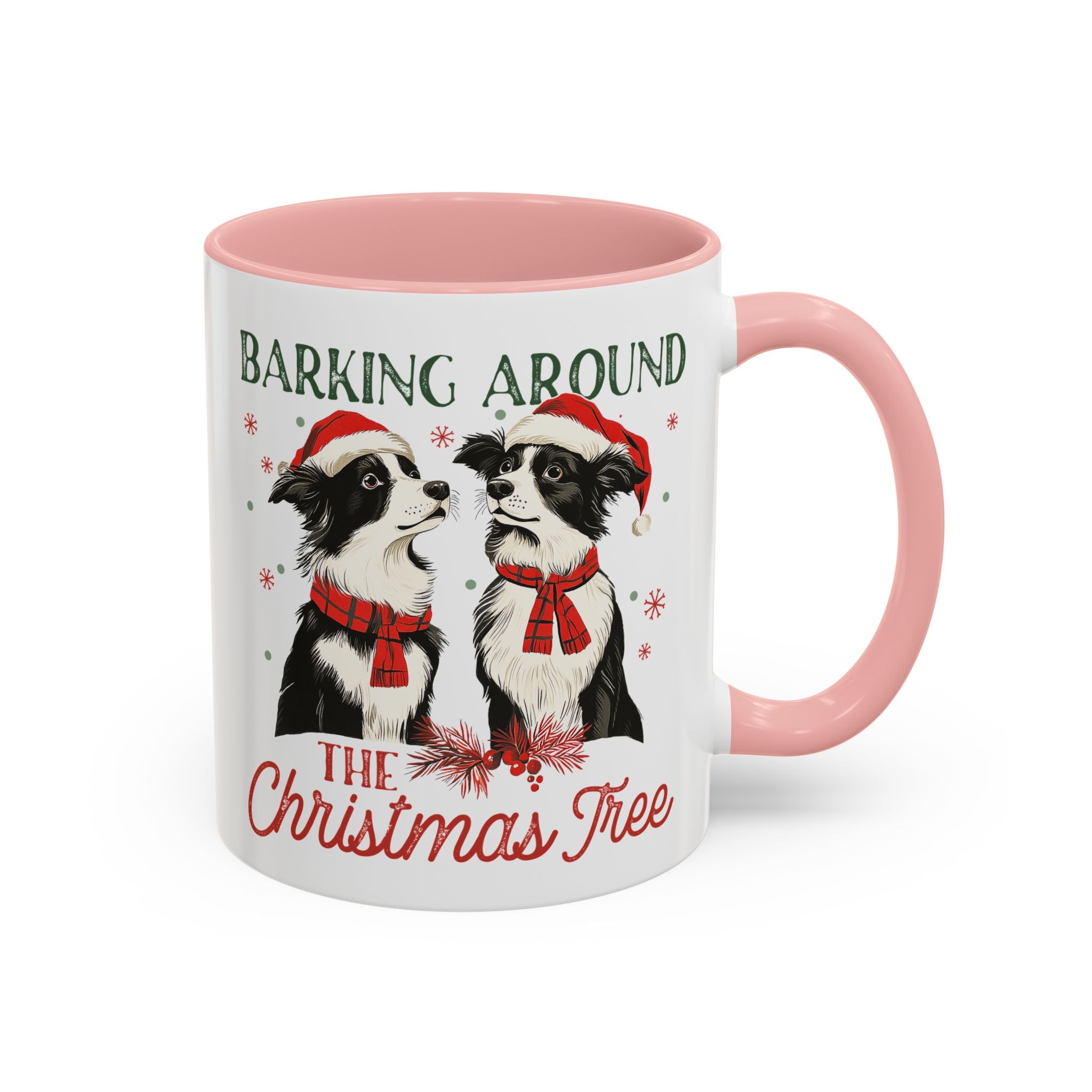 Barking Around the Christmas Tree, Farm Animals Dog Mug-Mug-Wild Pour