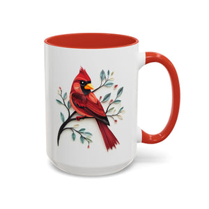 Cardinal, Paper Quilling Mug-Mug-Wild Pour