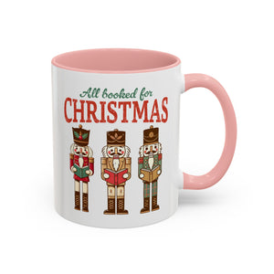 All Booked for Christmas, Nutcrackers and Books Mug-Mug-Wild Pour