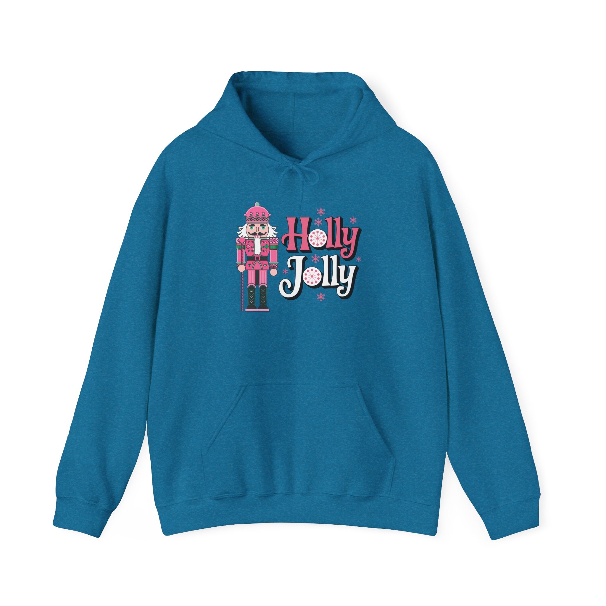 Holly Jolly Nutcracker, Christmas Hoodie-Hoodie-Wild Pour