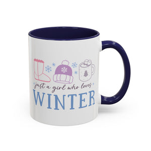 Just a Girl Who Loves Winter Mug-Mug-Wild Pour