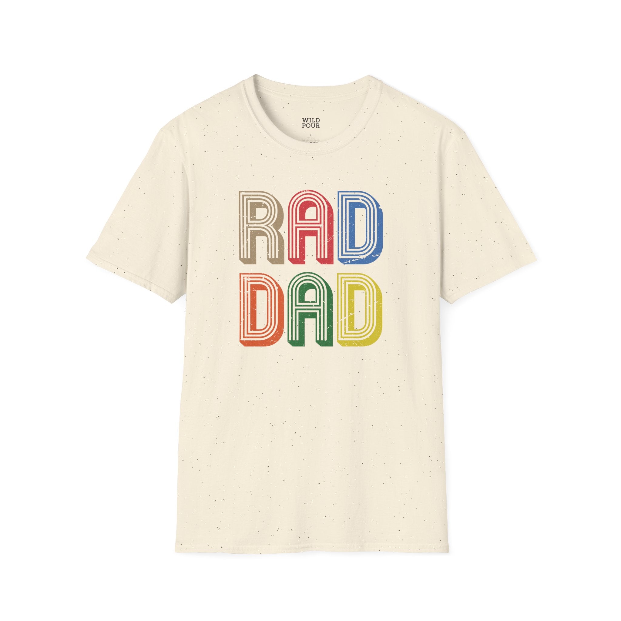 Rad Dad, Father's Day Tee-Adult Tees-Wild Pour