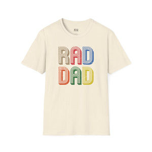 Rad Dad, Father's Day Tee-Adult Tees-Wild Pour