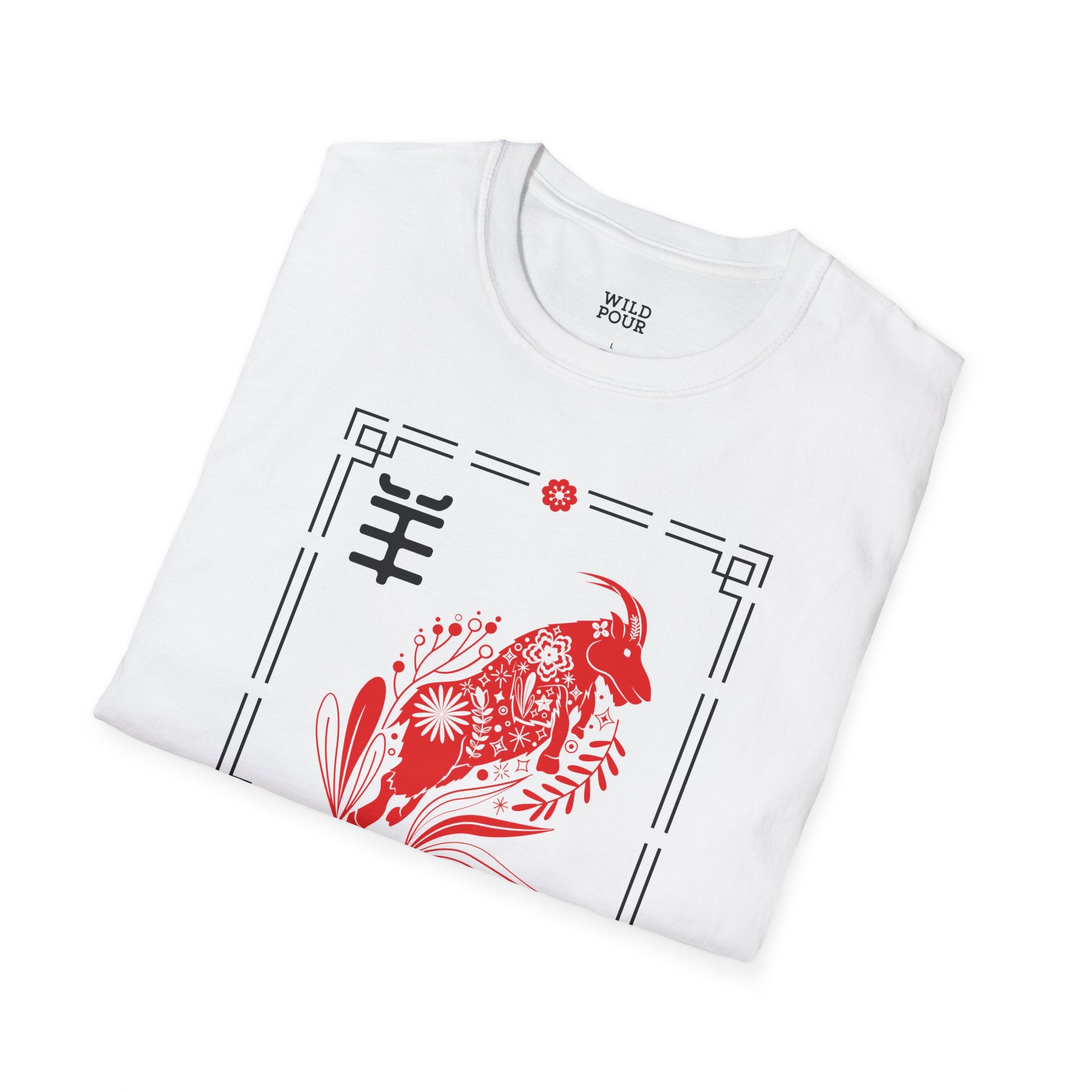 Year of the Goat, Lunar New Year Tee-Adult Tees-Wild Pour