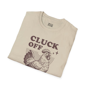 Cluck Off, Rooster Tee-Adult Tees-Wild Pour