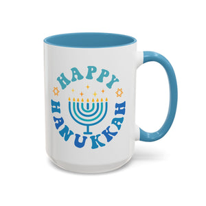 Happy Hanukkah, Menorah Mug-Mug-Wild Pour